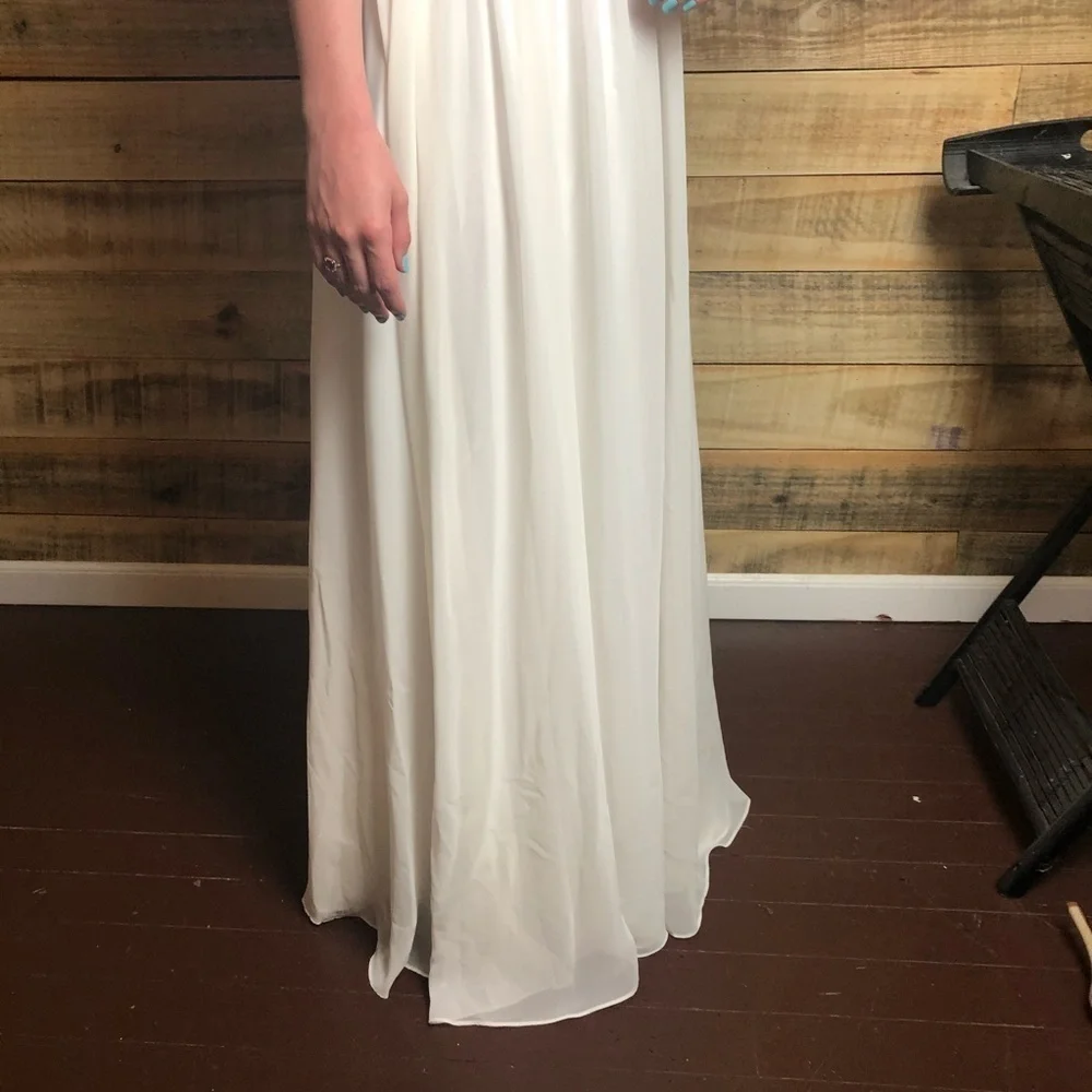 Alfred Angelo, toga style chiffon dress - Picture 7 of 8